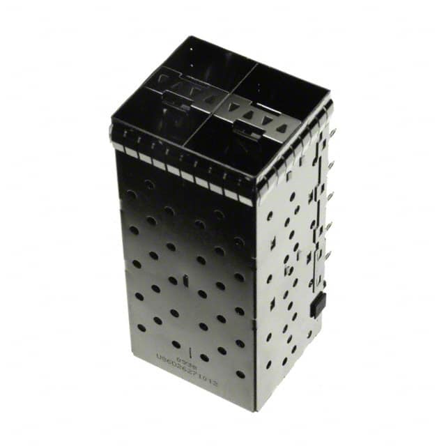 U86-D2627-10121 CONN SFP+ RCPT W/CAGE 2X2 80P RA