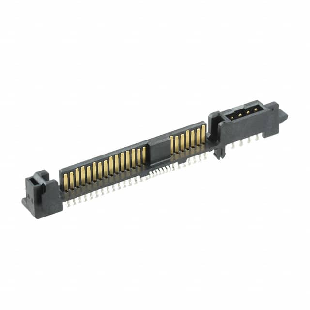 10082443-002LF CONN SAS PLUG 29POS SLD R/A SMD
