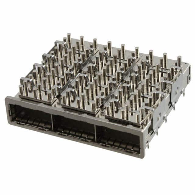 U90-G351-100A CONN QSFP CAGE 1X3 W/HSINK R/A