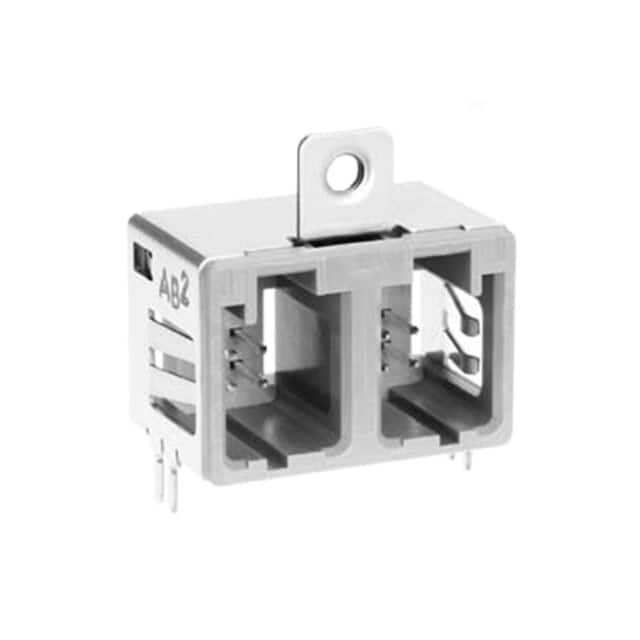 GT17HN-4/4DP-2H(BC) CONN AUTO LAN PLUG 1X2 8P SLD RA