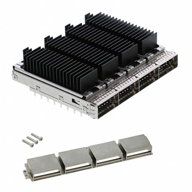 2289497-1 CONN CFP4 CAGE 1X4 W/HSINK R/A