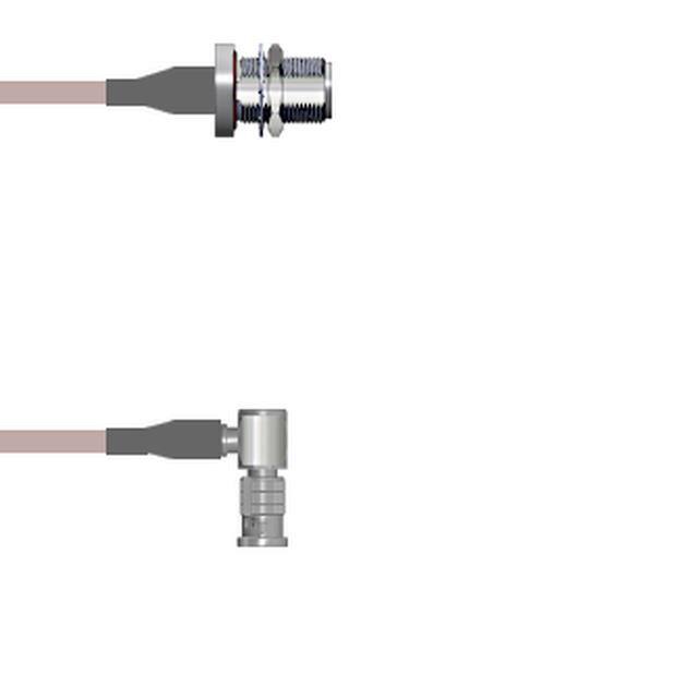 Q-1T05G0005018i CBL ASSY HD-BNC TO N RG316 18"