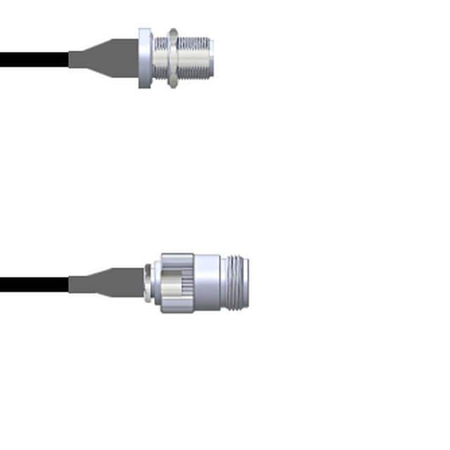 Q-1U0200003009i CBL ASSY N-TYPE JACK RG174 9"