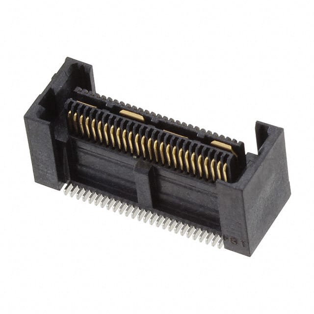 QFS-026-06.25-SL-D-A CONN RCPT 52POS SMD GOLD