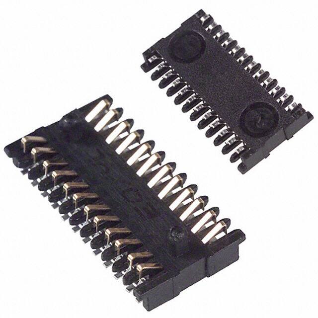 009158024020001 CONN STACKING 24POS SMD GOLD