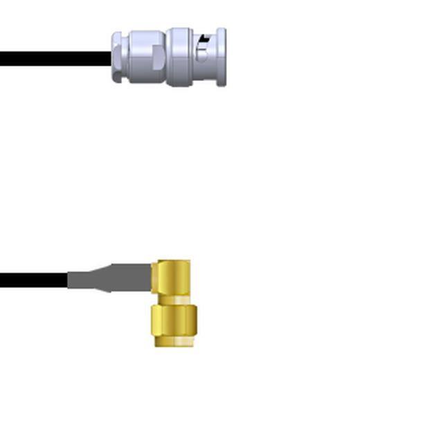 Q-0J0340003.25M CBL ASSY BNC-SMA PL RG174 9.843"