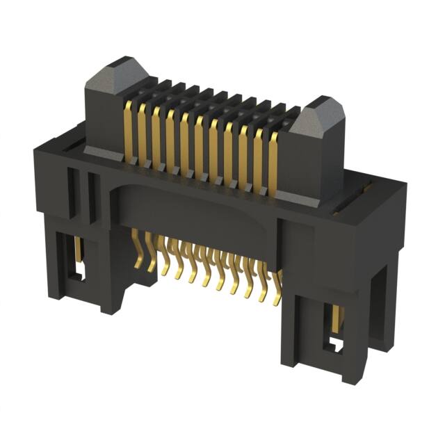ERM8-011-01-L-D-EM2-TR CONN HDR 22POS EDGE MNT GOLD
