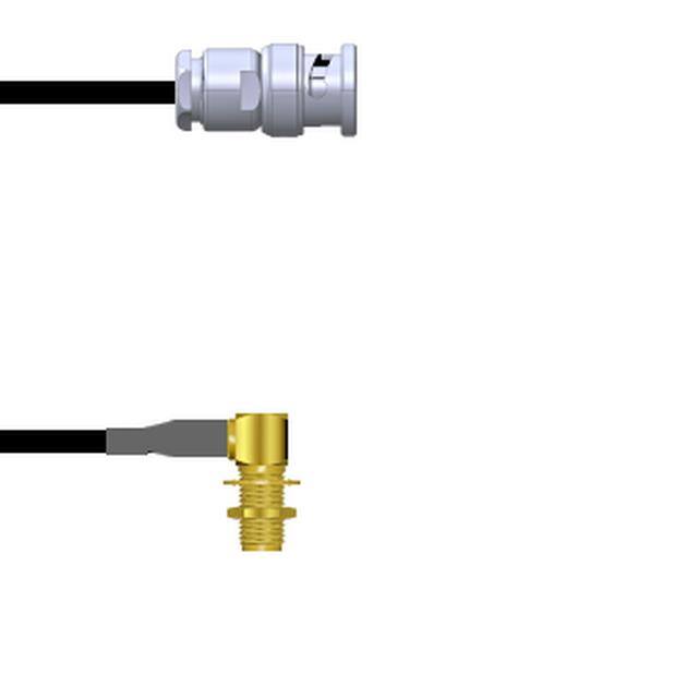 Q-0J02P0003003i CBL ASY BNC-SMA P-J RG174 3"