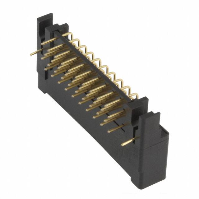 P50-040PG-SR1-EA CONN PLUG 40POS R/A GOLD