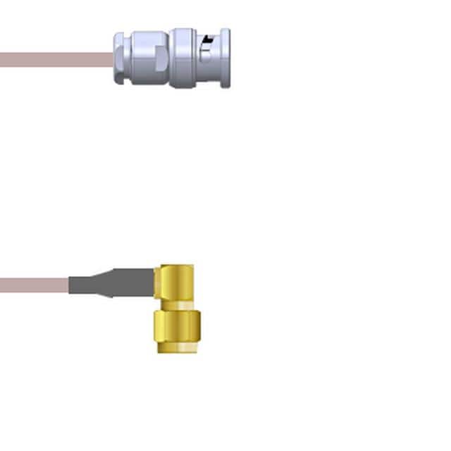 Q-0J03400050.5M CBL ASSY BNC-SMA PL RG316 19.69"