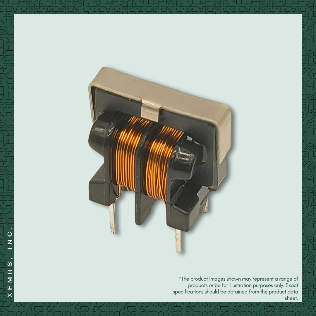 XF0053V-00U2 The XFMRS XF0053V-00U2 is a bobbin-wound common mode choke with a primary inductance of 5000 uH. It is designed for through-hole mounting.