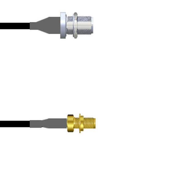 Q-1U02W0003012i CBL ASSY SMA-N JACK RG174 12"