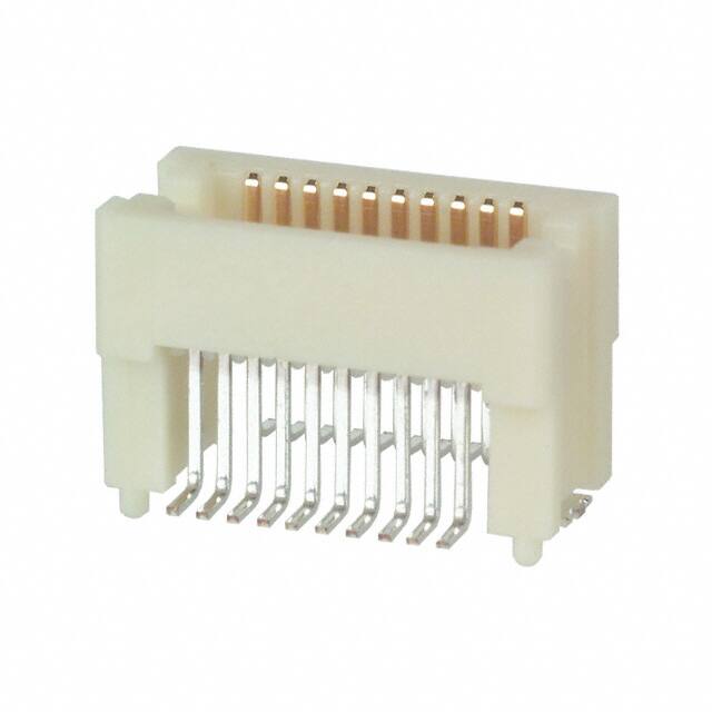 DF15(6.2)-20DP-0.65V(50) CONN HDR 20POS SMD GOLD