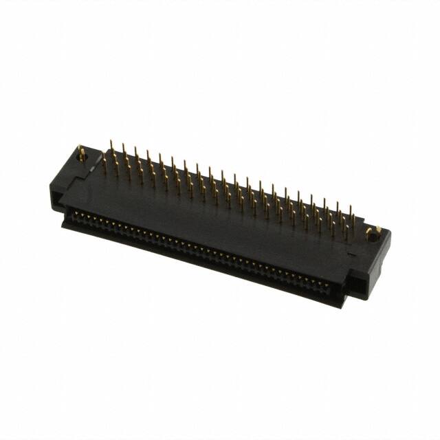P50-080P-RR1-EA CONN PLUG 80POS R/A GOLD