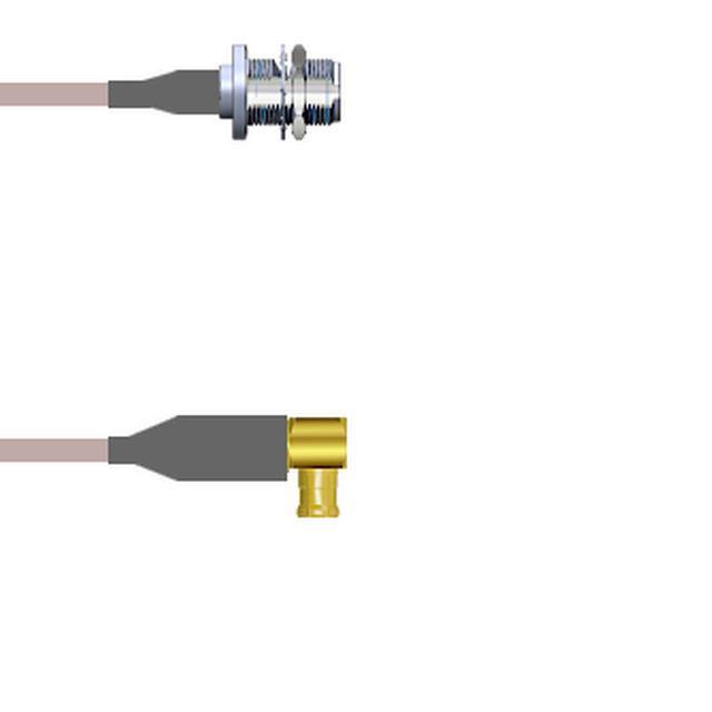 Q-21017000R018i CBL ASY MCX-N P-J RG316 DB 18"