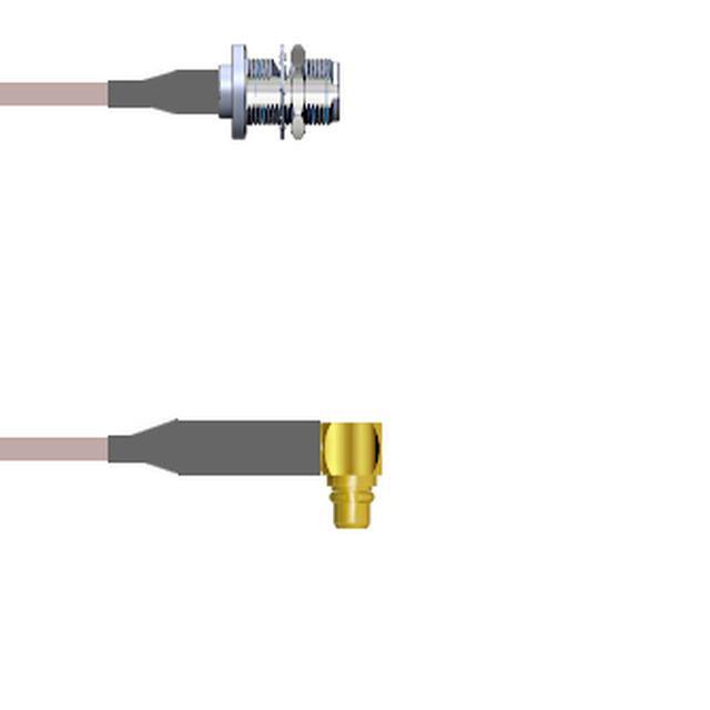 Q-2101O000R0.5M CBL ASSY MMCX-N RG316 DB 19.69"