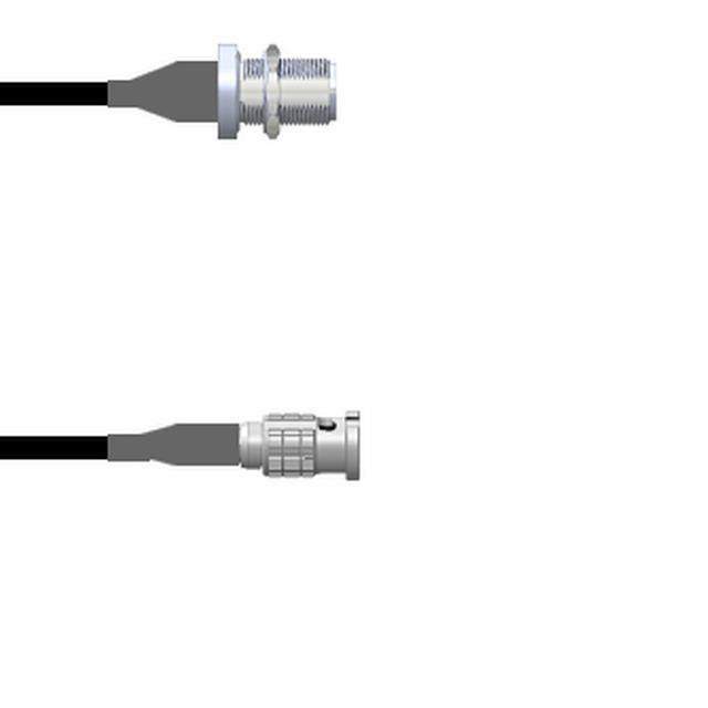 Q-1U00V0003003M CBL ASSY HD-BNC TO N RG174 3M