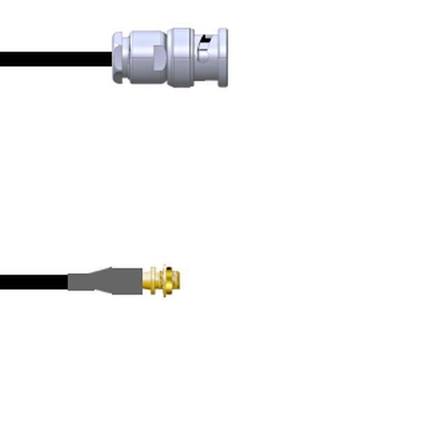 Q-0J01I0003.25M CBL ASSY BNC-MMCX RG174 9.843"