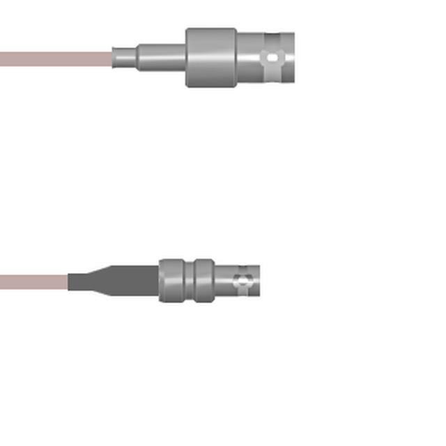 Q-0300Q0005009i CBL ASSY BNC-HD-BNC JCK RG316 9"