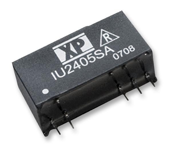 IU0503SA The XP Power IU0503SA is a 2W isolated DC-DC converter with a 4.5-9V input range and a regulated 3.3V output at 500mA. It comes in a compact 8-SIP through-hole package.