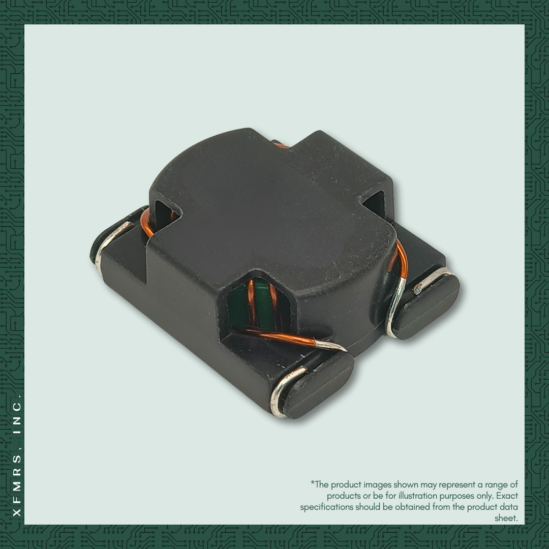XF0264-CMC15 The XFMRS XF0264-CMC15 is a toroidal common mode choke designed for filtering applications. It features a primary inductance of 2600 µH and a current rating of 7A.