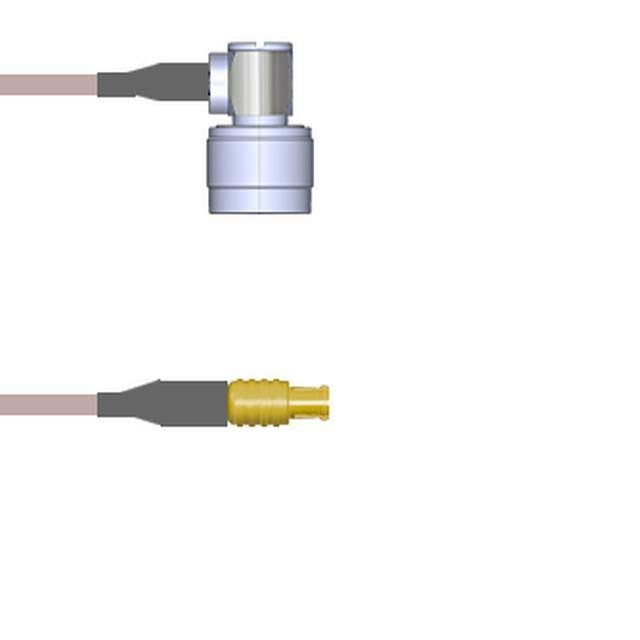 Q-2D01D000R048i CBL ASSY MCX-N PLUG RG316 DB 4'