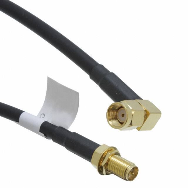 JR2R3-CL1-1F CBL ASSY RP-SMA JACK-PLUG 12"