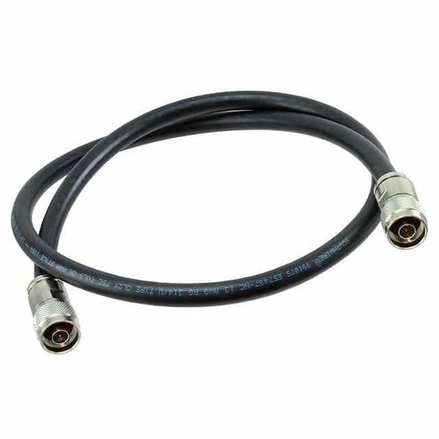 1658-T-18 CBL ASSY NTYPE PLUG RG214 DS 18"