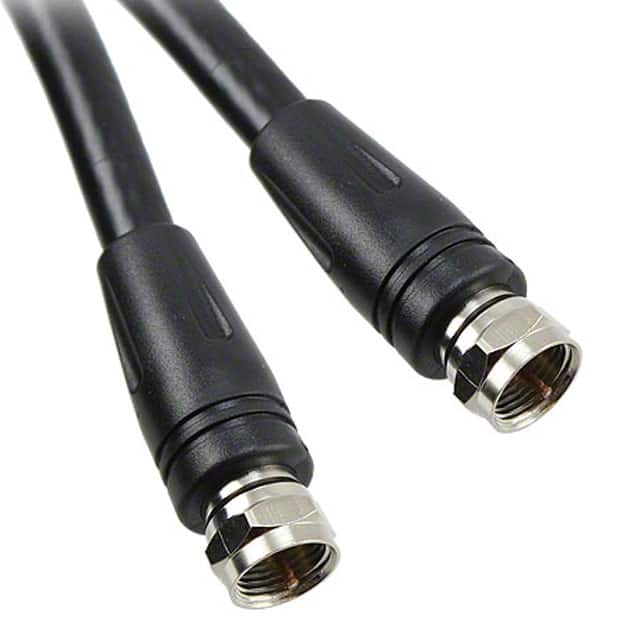 F6-10B CBL ASSY F TYPE PLUG RG6 10'