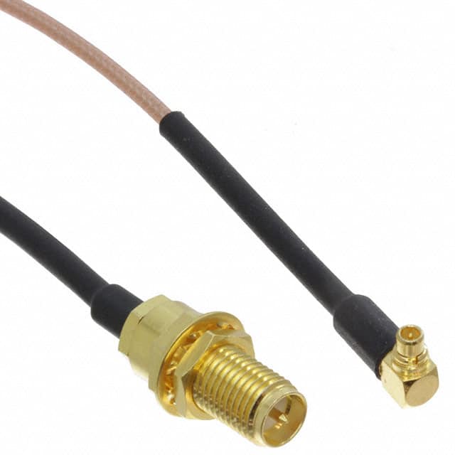 245102-08-36.00 SMA RP BULKHEAD JACK TO MMCX RIG
