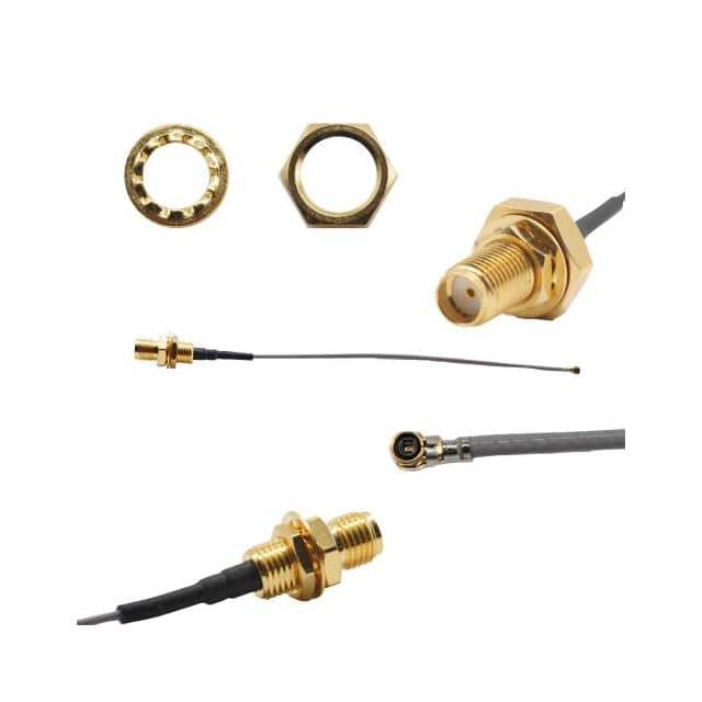 ASMGA0075XB113S11 IPEX MHF4  SMA FEMALE BULKHEAD R