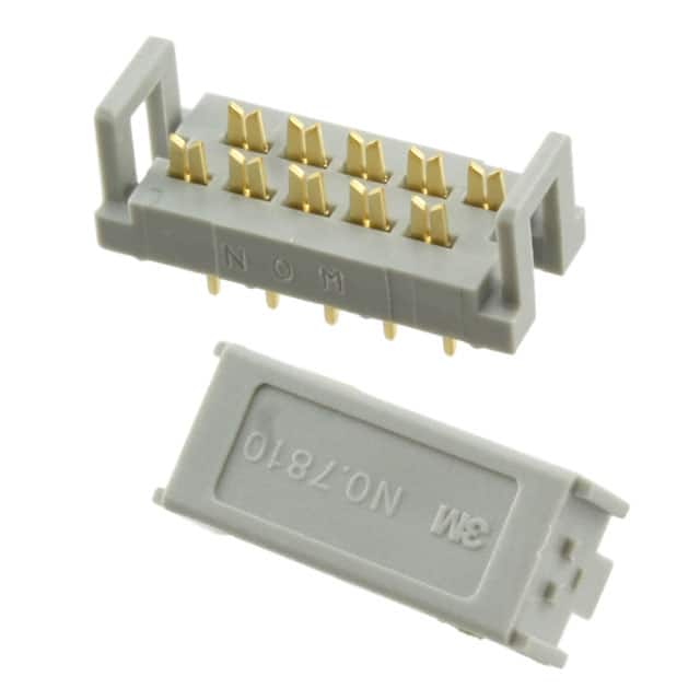 7810-0000PR CONN DIP HDR IDC 10P VERT