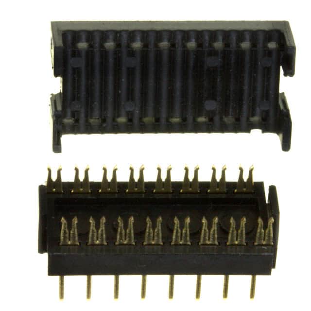 746611-6 CONN DIP HDR IDC 16POS VERT