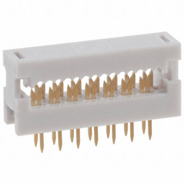 AWLP 14/3,2-G CONN DIP HDR IDC 14POS VERT