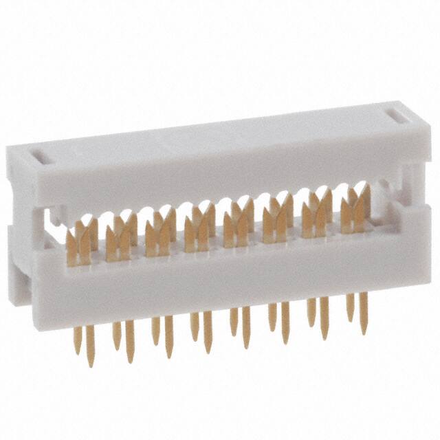 AWLP 16/3,2-G CONN DIP HDR IDC 16POS VERT