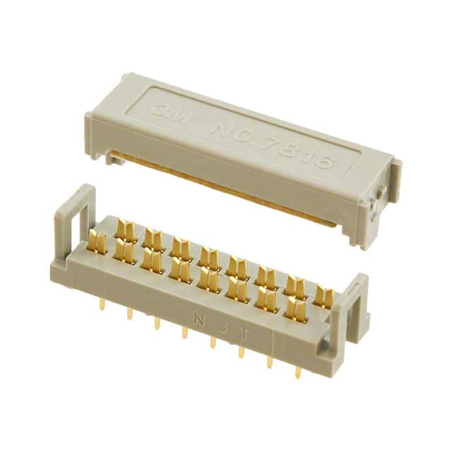 7816-0000PR CONN DIP HDR IDC 16P VERT