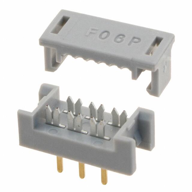 09181069622 CONN DIP HDR IDC 6POS VERT
