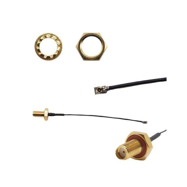 ASMGAL010XC137S11 IP67 IPEX MHF4 LOCKING IP67 SMA