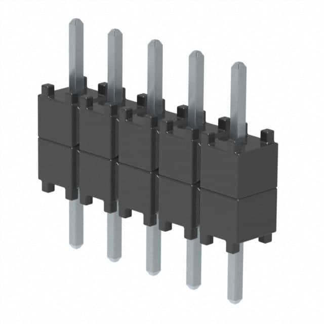 DW-05-07-T-S-200 CONN HDR 5POS 0.1 STACK T/H TIN