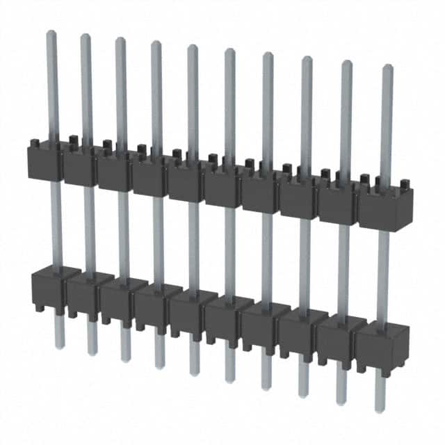 DW-10-10-T-S-450 CONN HDR 10POS 0.1 STACK T/H TIN