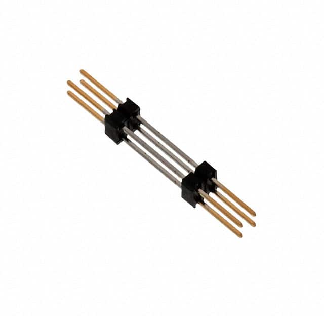 146507-2 CONN HDR 4POS 0.1 STACK T/H GOLD
