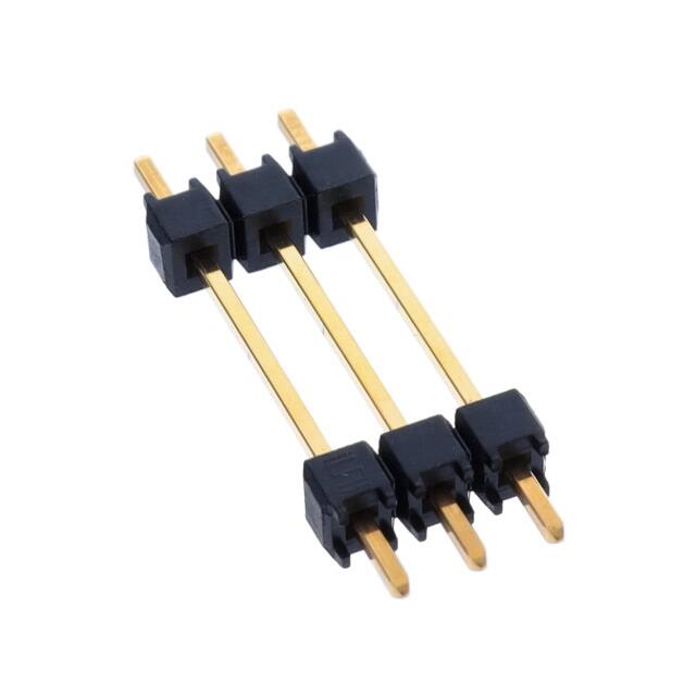DW-03-10-G-S-610 CONN HDR 3POS 0.1 STACK T/H GOLD