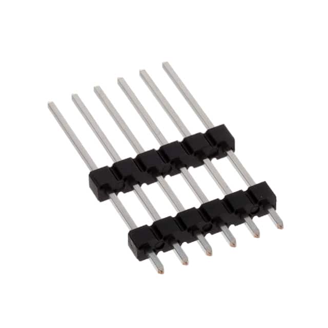 75970-305-06LF CONN HDR 6POS 0.1" STACK T/H