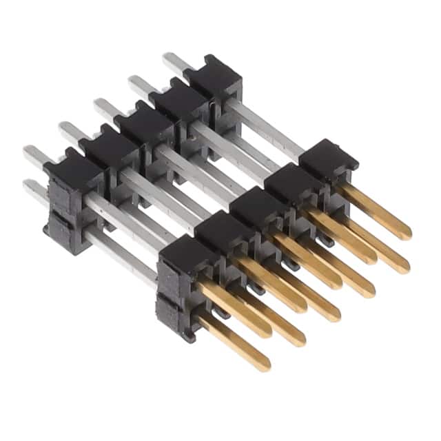 ZW-05-09-L-D-443-190 CONN HDR 10POS 0.1 STACK T/H