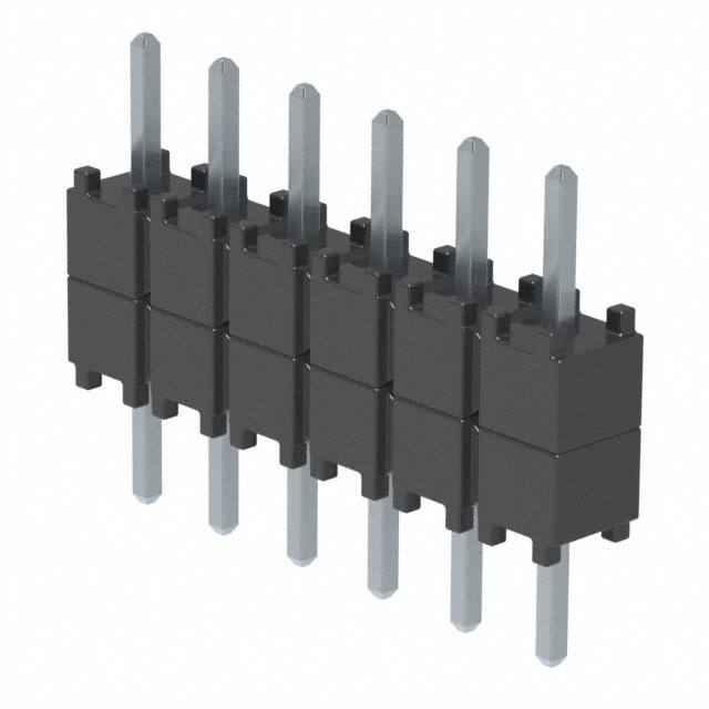 DW-06-07-T-S-200 CONN HDR 6POS 0.1 STACK T/H TIN