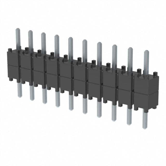 DW-10-07-T-S-200 CONN HDR 10POS 0.1 STACK T/H TIN