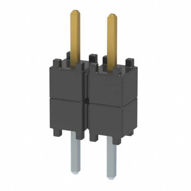 DW-02-07-F-S-200 CONN HDR 2POS 0.1 STACK T/H GOLD