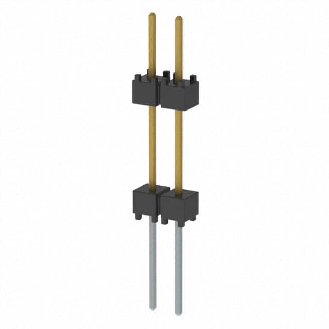 EW-02-12-L-S-500 CONN HDR 2POS 0.1 STACK T/H GOLD