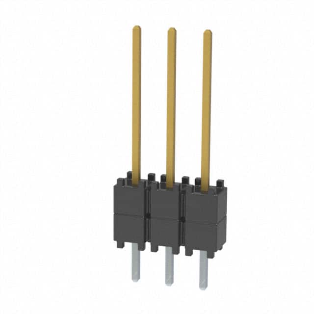 DW-03-09-S-S-200 CONN HDR 3POS 0.1 STACK T/H GOLD