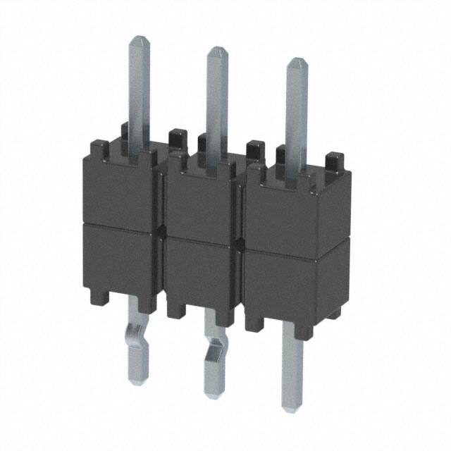 DW-03-07-T-S-200-LL CONN HDR 3POS 0.1 STACK T/H TIN